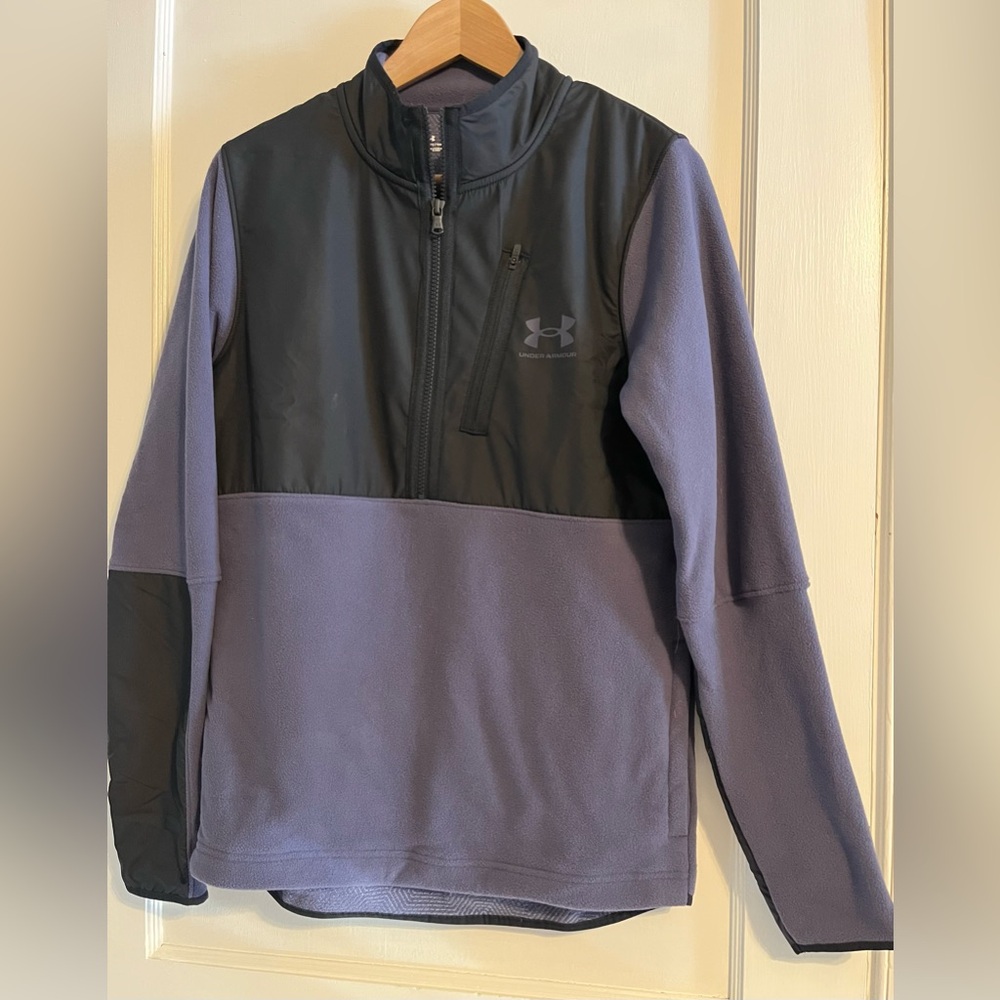 Under Armour Women’s Black and Purple Sweater